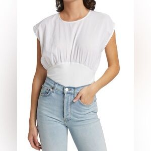 ATM Mixed Media Pima Cotton Top